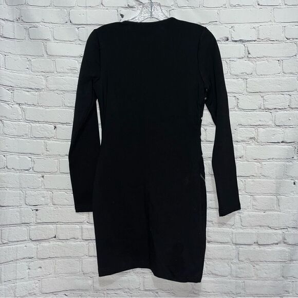 NWT Fashion Nova Zip Her Up Bodycon Dress Size Small - Picture 3 of 11